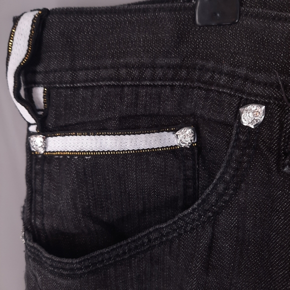 Coogi Australia Jeans Men's 42 x 35 Black Anchor Hip Hop Baggy Urban Embroidered - Picture 7 of 16